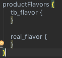 Product Flavor 선언